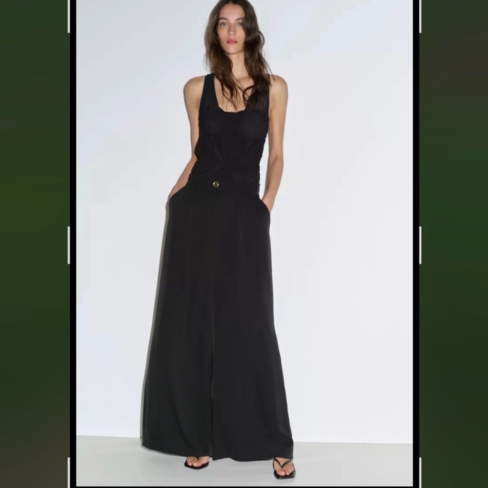 Milano, Ettan Taylor Wide-Leg Pants with Belt